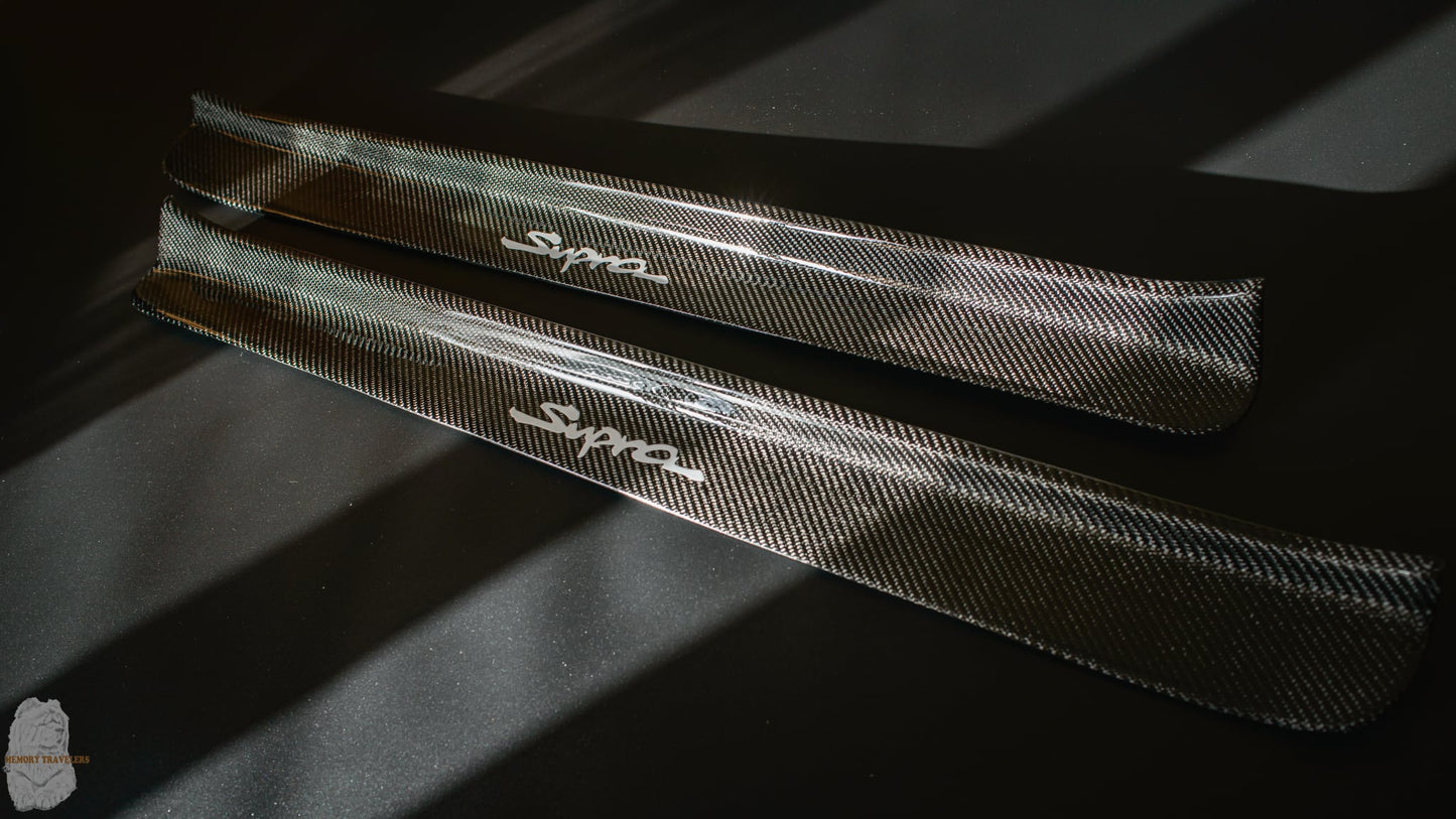 Carbon Fiber Door Sills for MK4 Supra