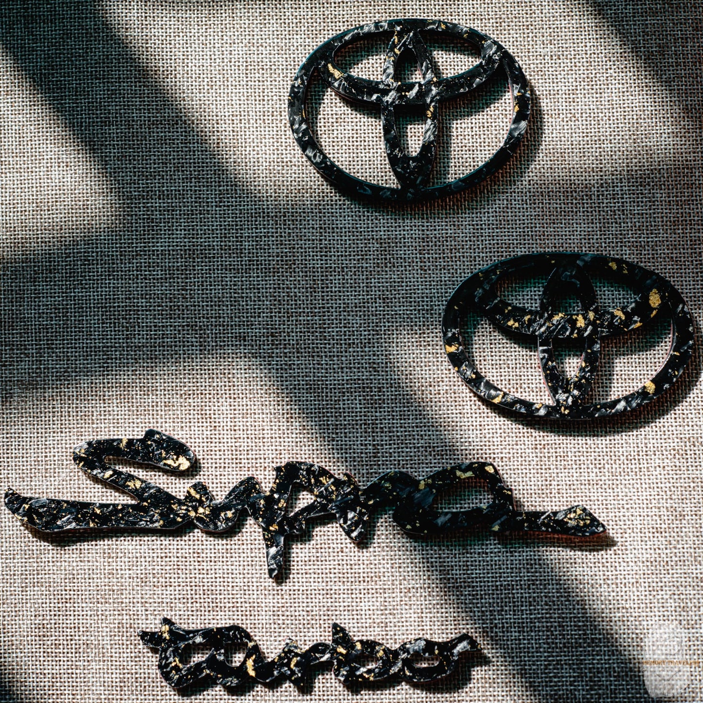 Carbon Fiber Exterior Badges for MK4 Supra