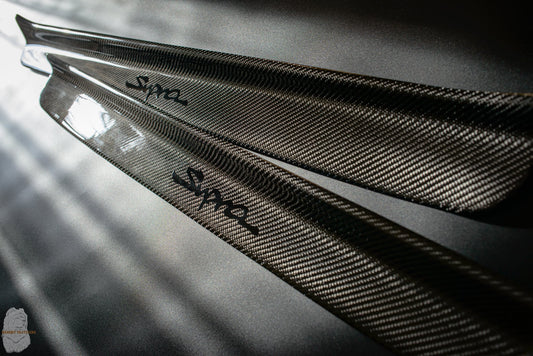 Carbon Fiber Door Sills for MK4 Supra
